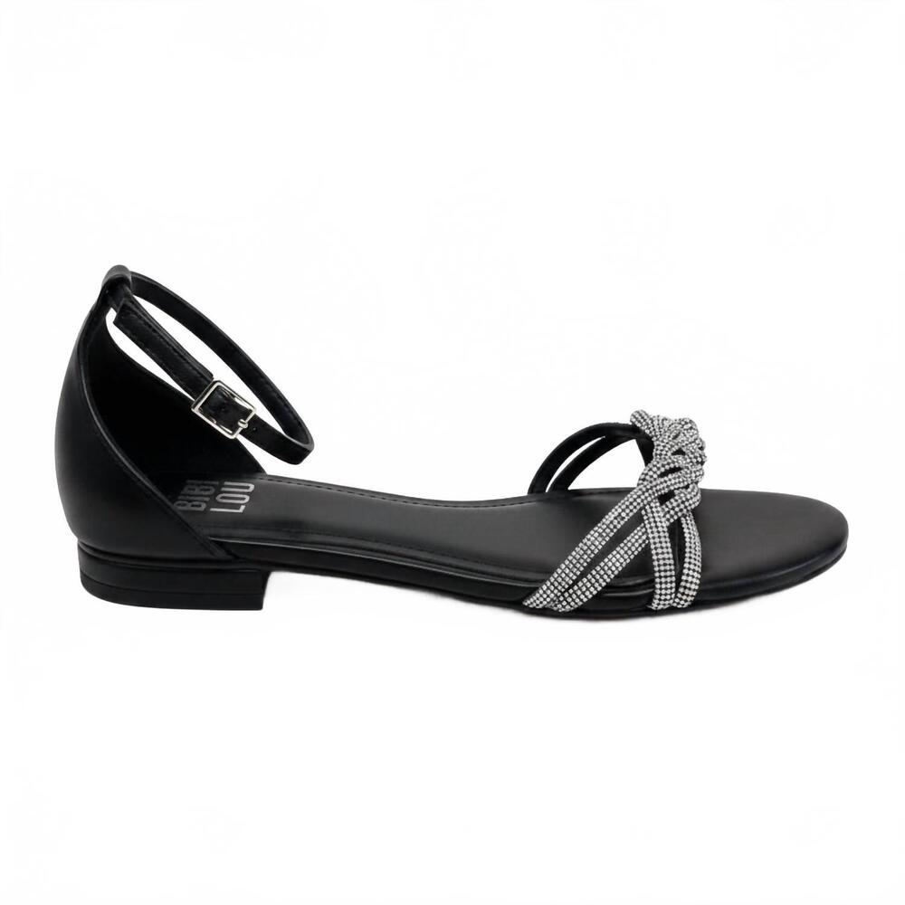 NEW BIBI LOU women's bora open toe sandals in black